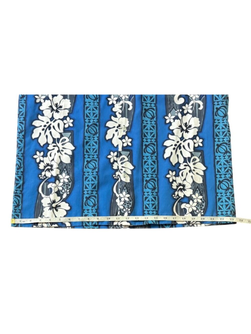 Mens Hawaiian Shirt Vintage Royal Creations Blue Floral Short Sleeve Shirt Large - Picture 16 of 16